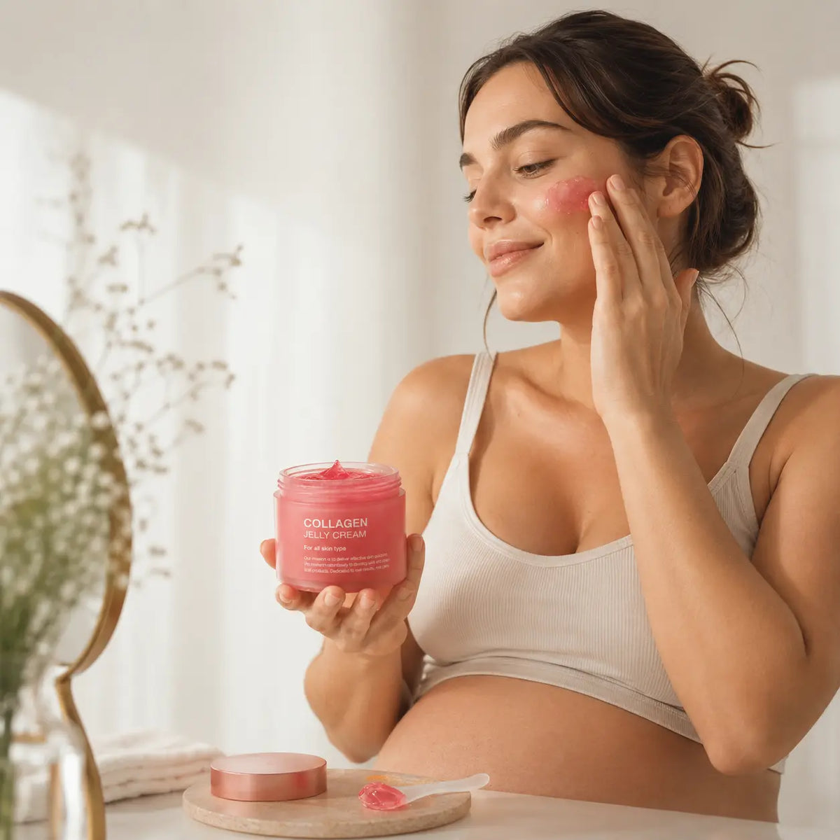 Crema facial jelly con colágeno fovitta