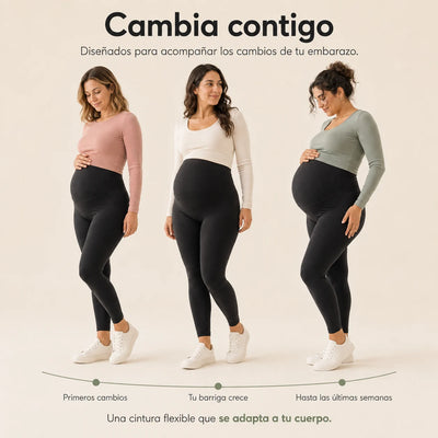 Leggings premamá con sujeción