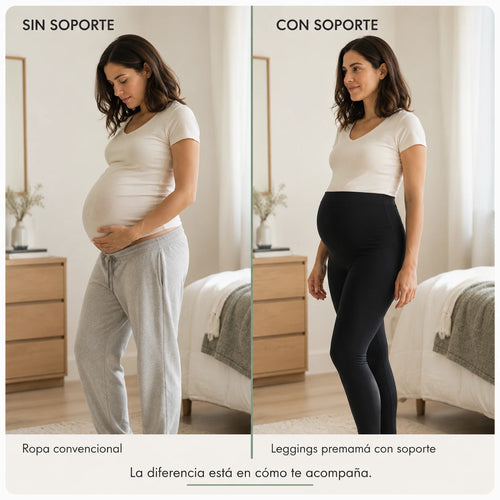 Leggings premamá con sujeción