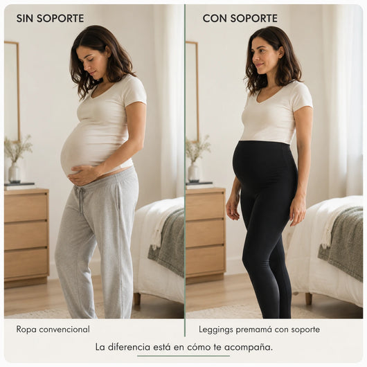 Leggings premamá con sujeción